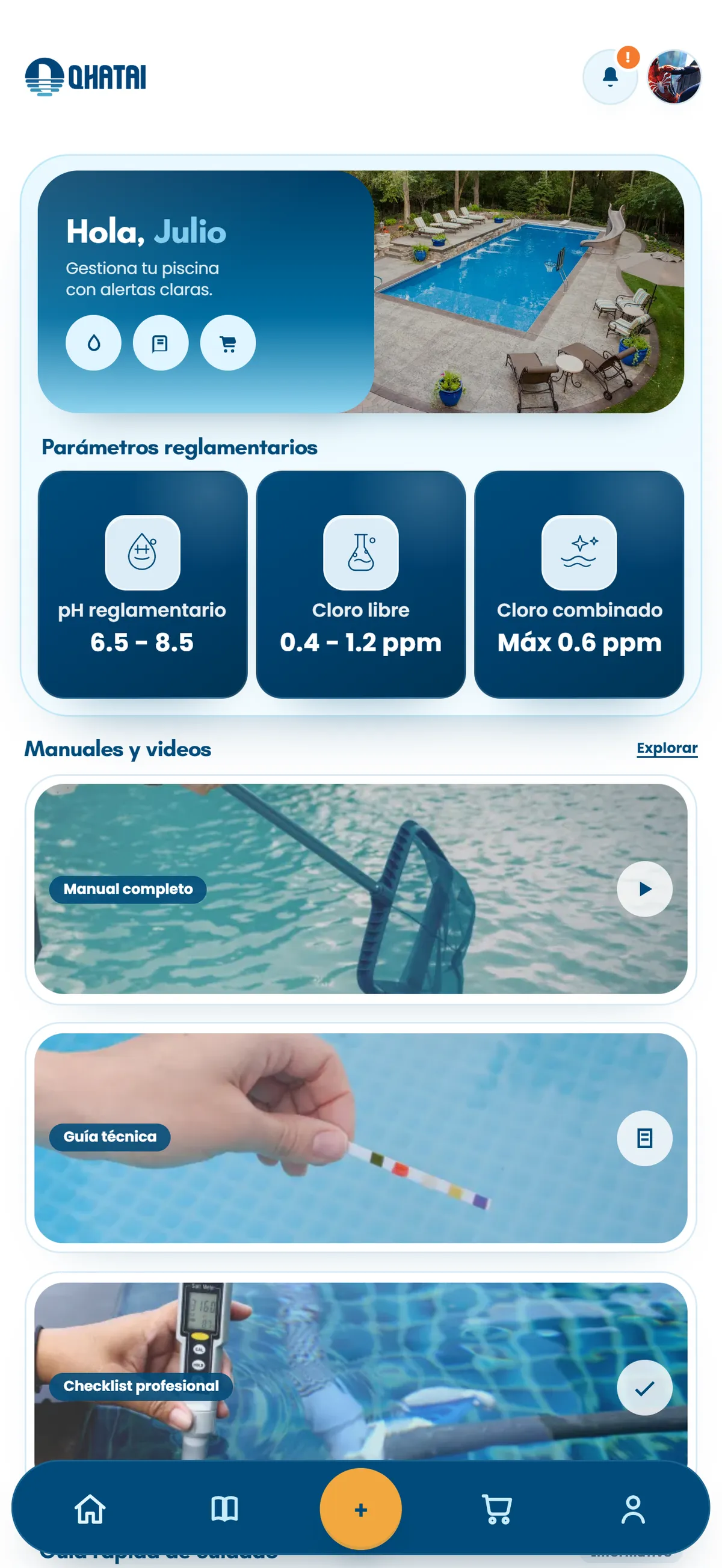 Qhatai Piscinas PWA